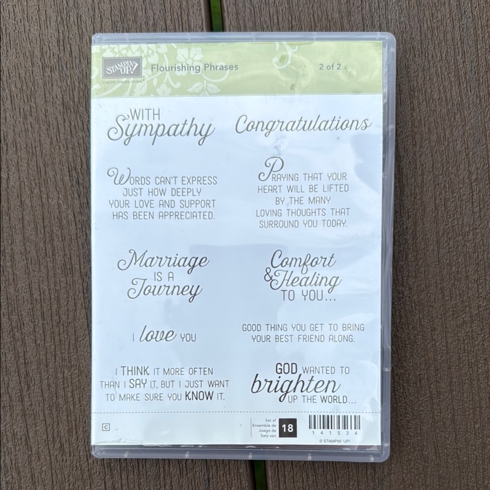 Stampin' Up! Flourishing Phrases